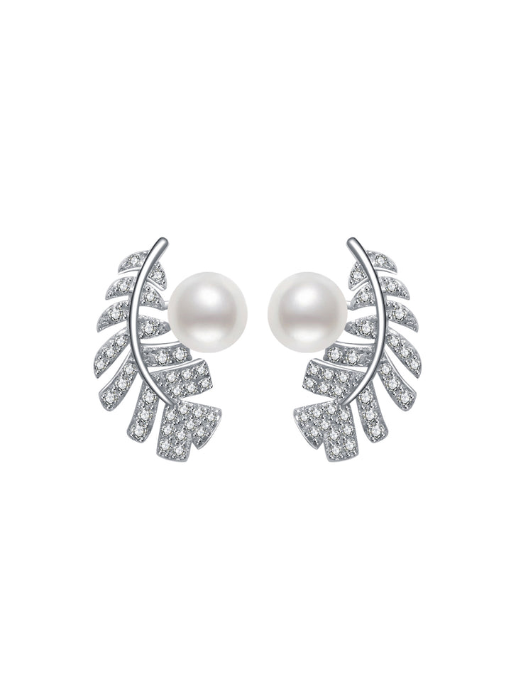Eleganti orecchini di perle d'acqua dolce WE00270 | GIARDINI