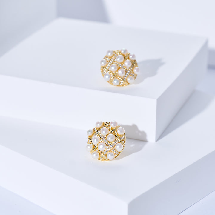 우아한 담수진주 귀걸이 WE00295