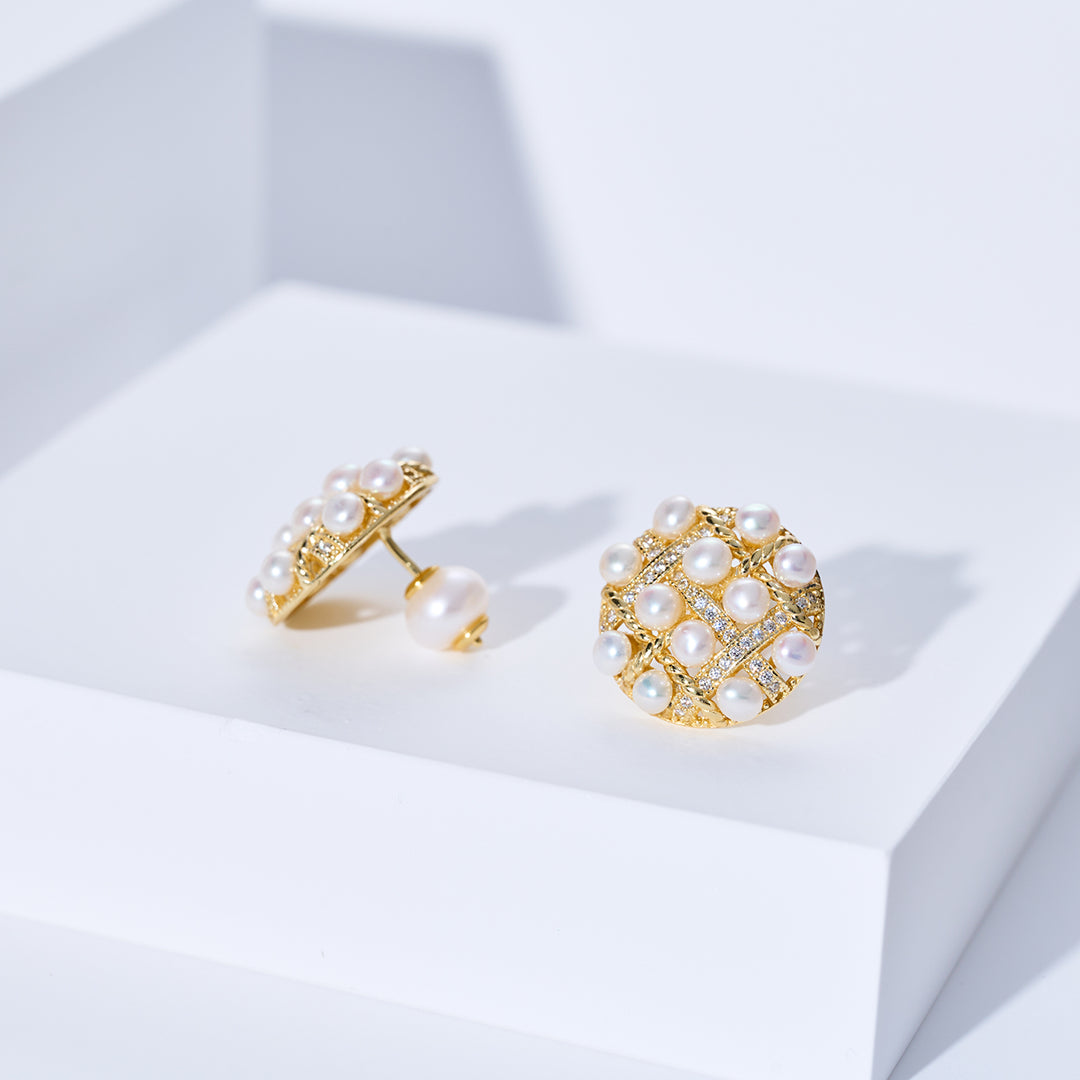 우아한 담수진주 귀걸이 WE00295