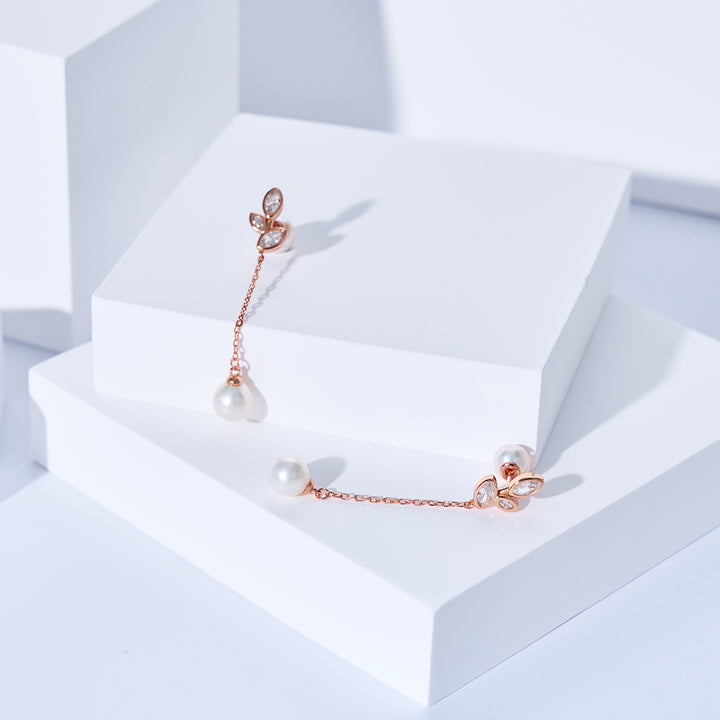 优雅淡水珍珠耳环 WE00299 | GARDENS