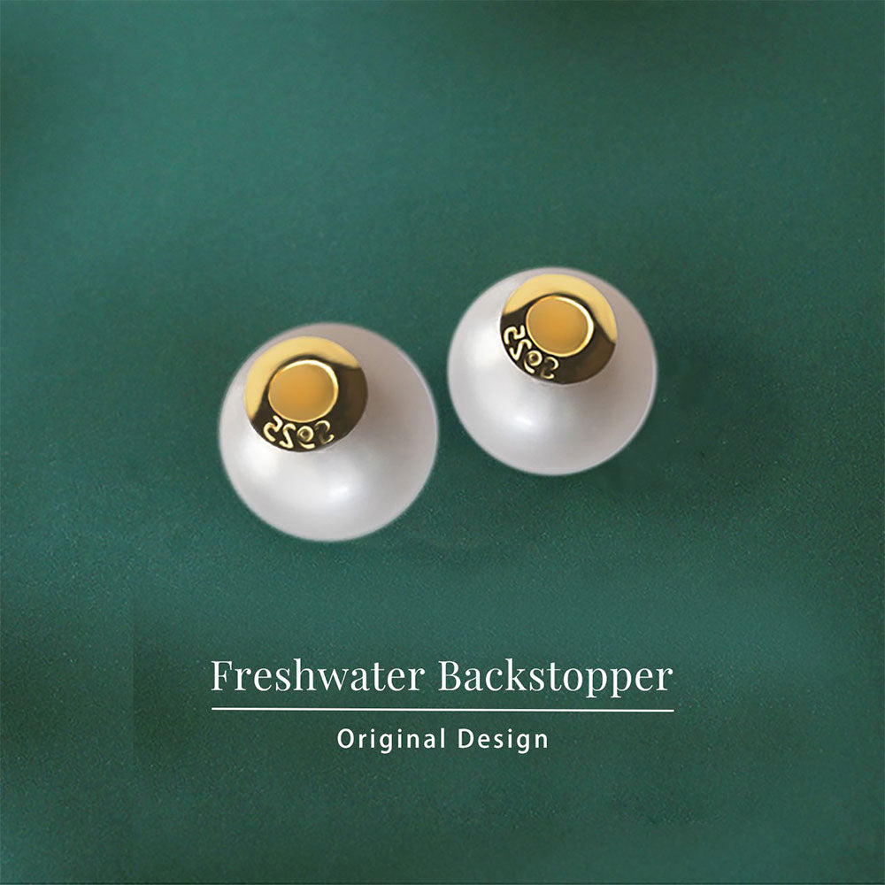 Elegant Freshwater Pearl Earrings WE00198 | GARDENS - PEARLY LUSTRE