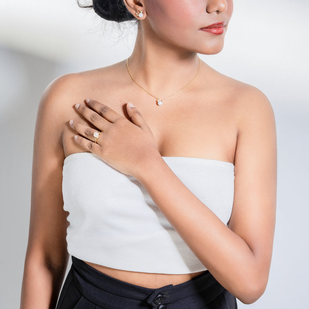 Wonderland Freshwater Pearl Necklace WN00101 - PEARLY LUSTRE