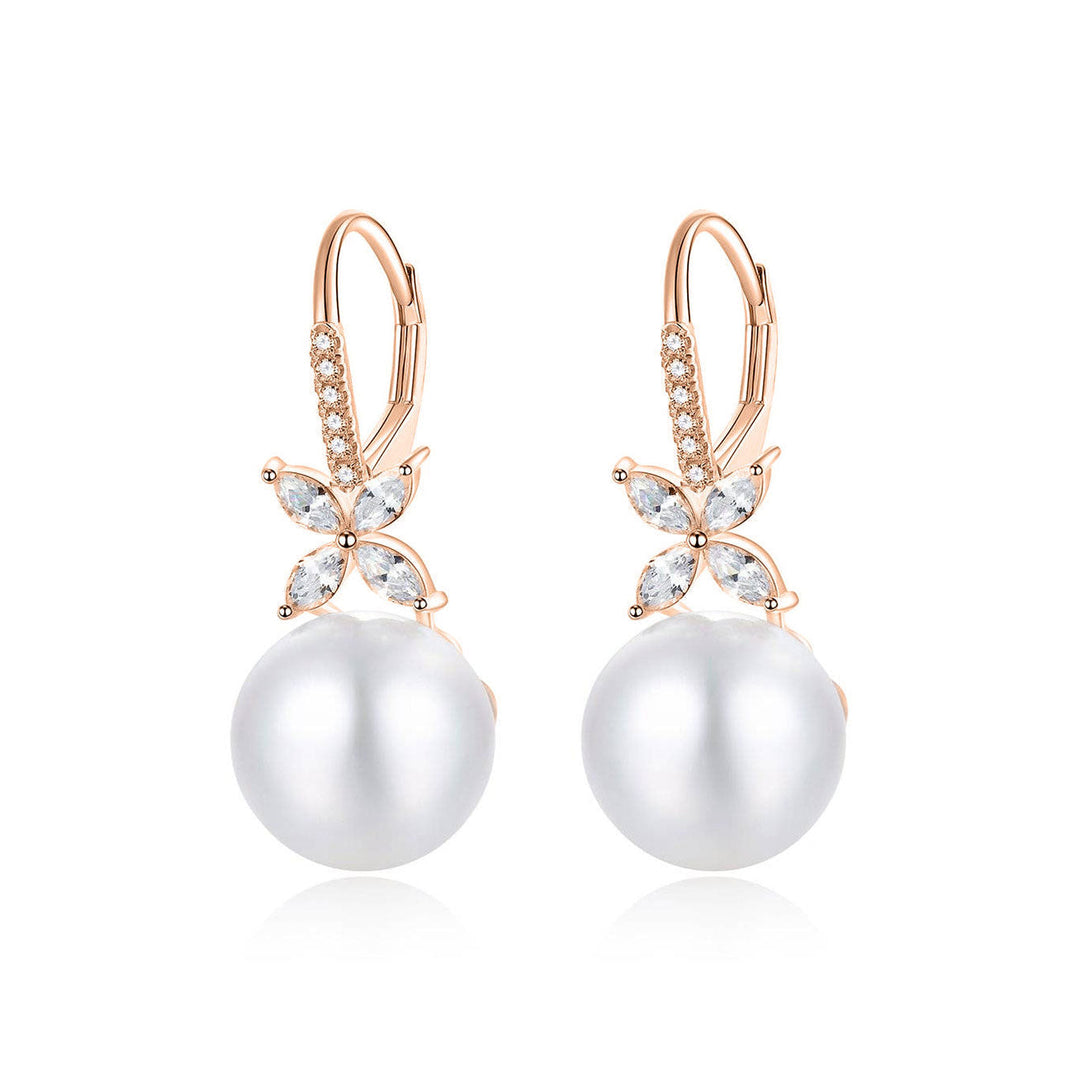 Freshwater Pearl Earrings WE00657 | EVERLEAF - PEARLY LUSTRE