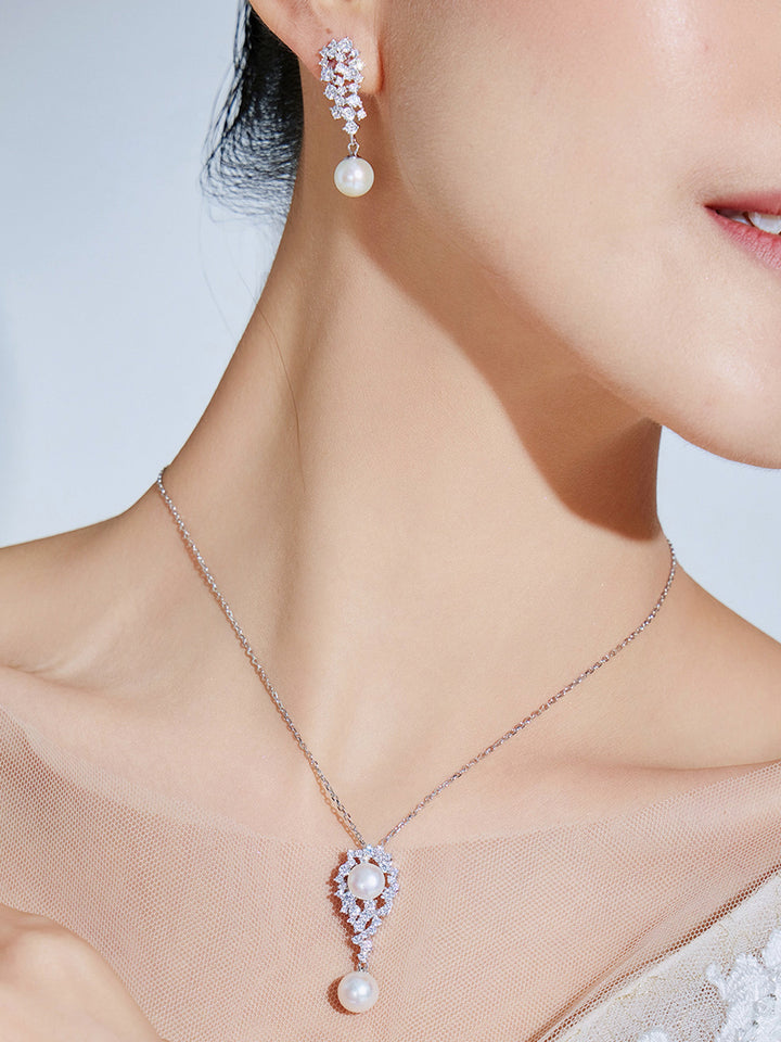 Anting-anting Mutiara Air Tawar Kilauan WE00330 | CELESTE