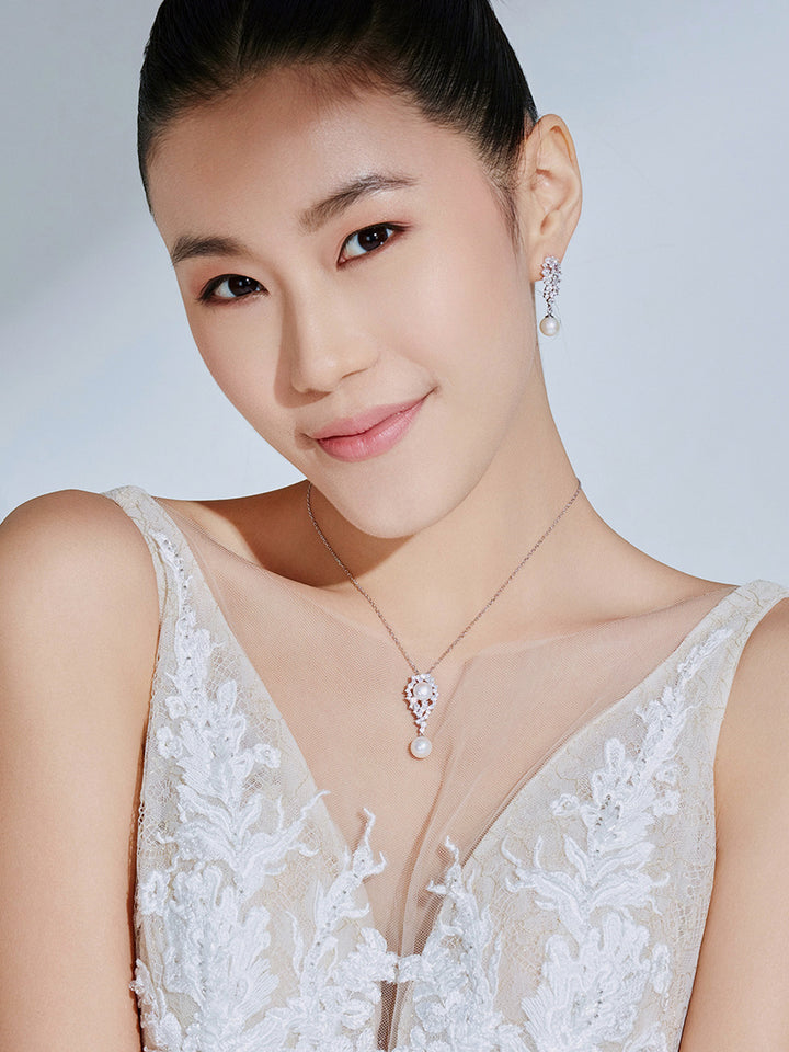Anting-anting Mutiara Air Tawar Kilauan WE00330 | CELESTE