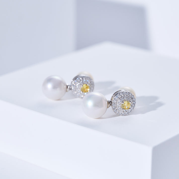 우아한 담수진주 귀걸이 WE00348