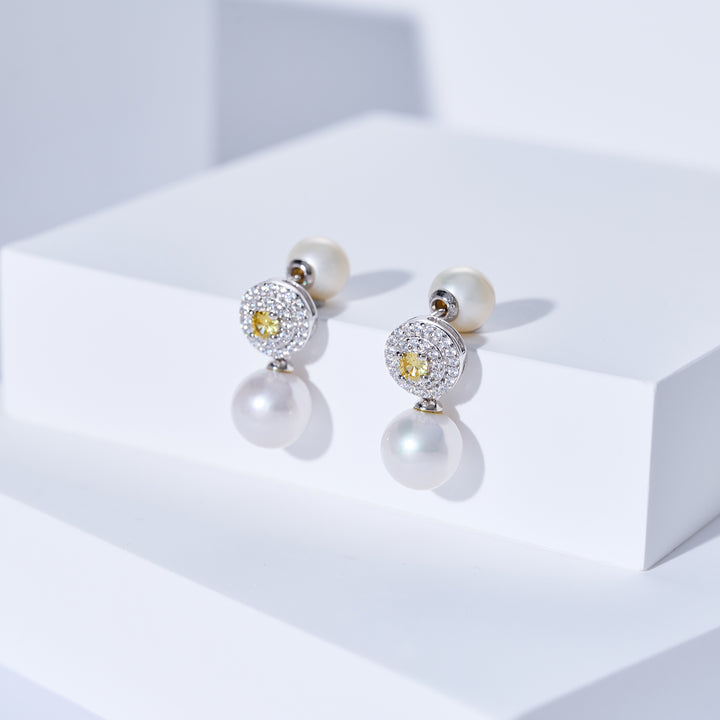 우아한 담수진주 귀걸이 WE00348