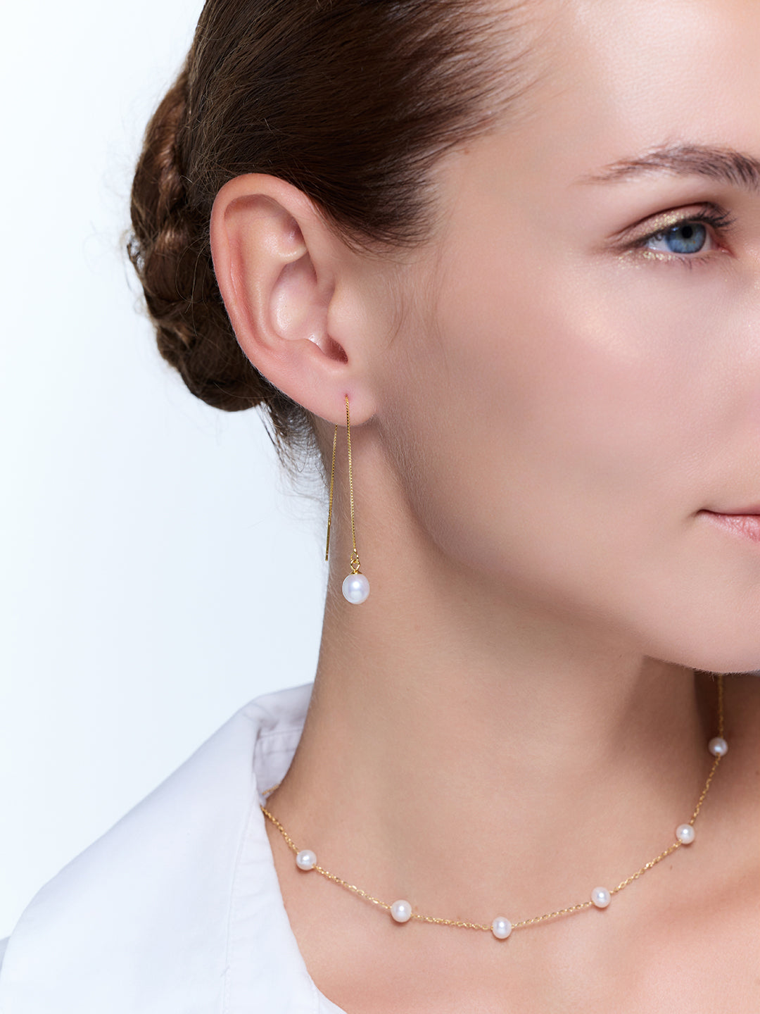 Elegant Freshwater Pearl Earrings WE00358 | RHYTHM
