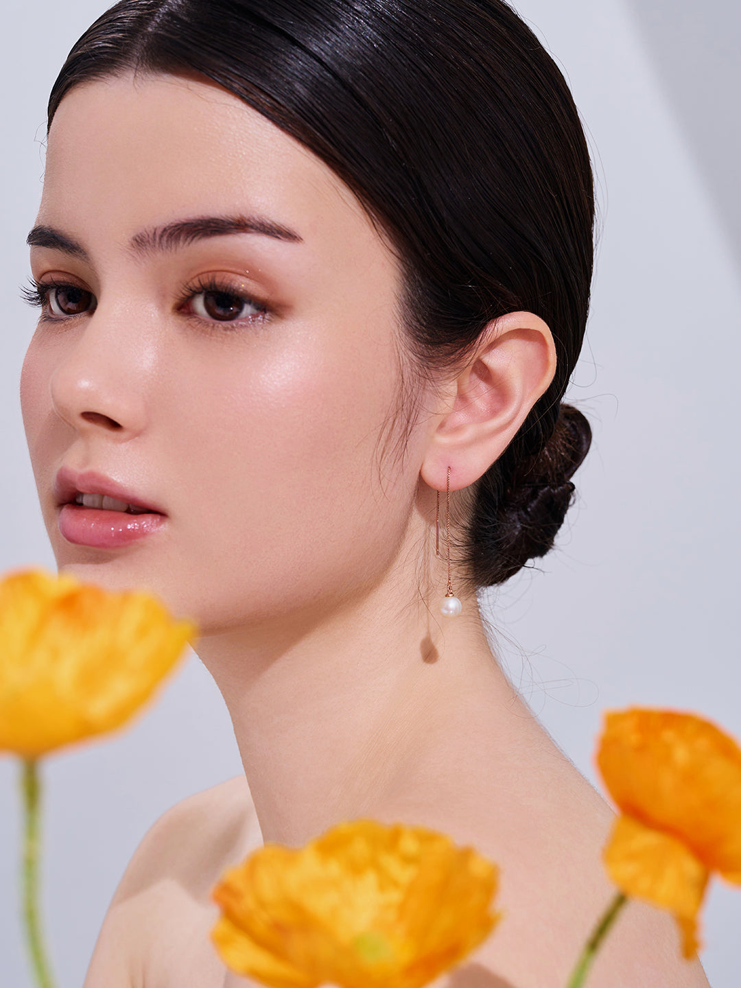 优雅淡水珍珠耳环 WE00359 | RHYTHM