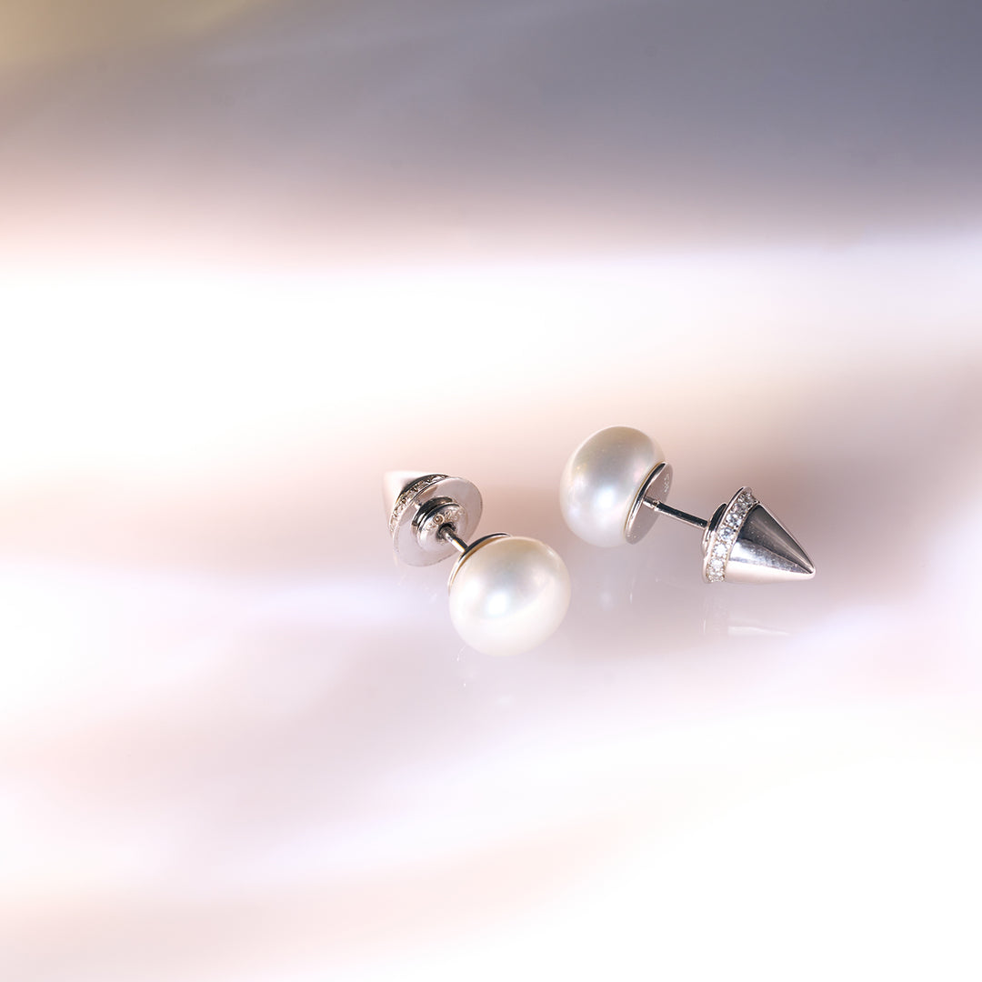 Asian Civilisations Museum Freshwater Pearl Earrings WE00366 | New Yorker Collection