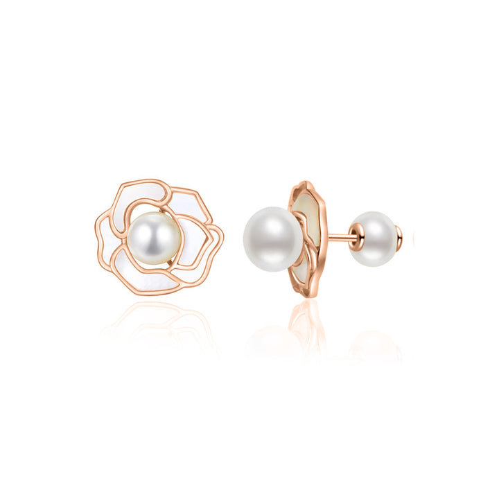 Elegant Freshwater Pearl Earrings WE00372 | GARDENS