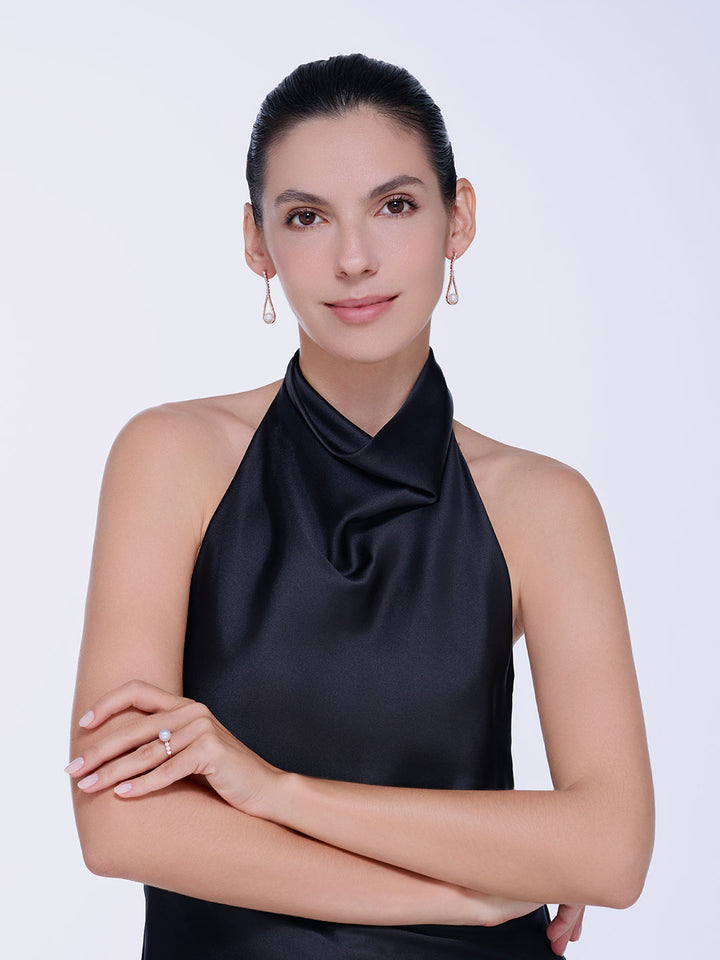Elegant Freshwater Pearl Earrings WE00379