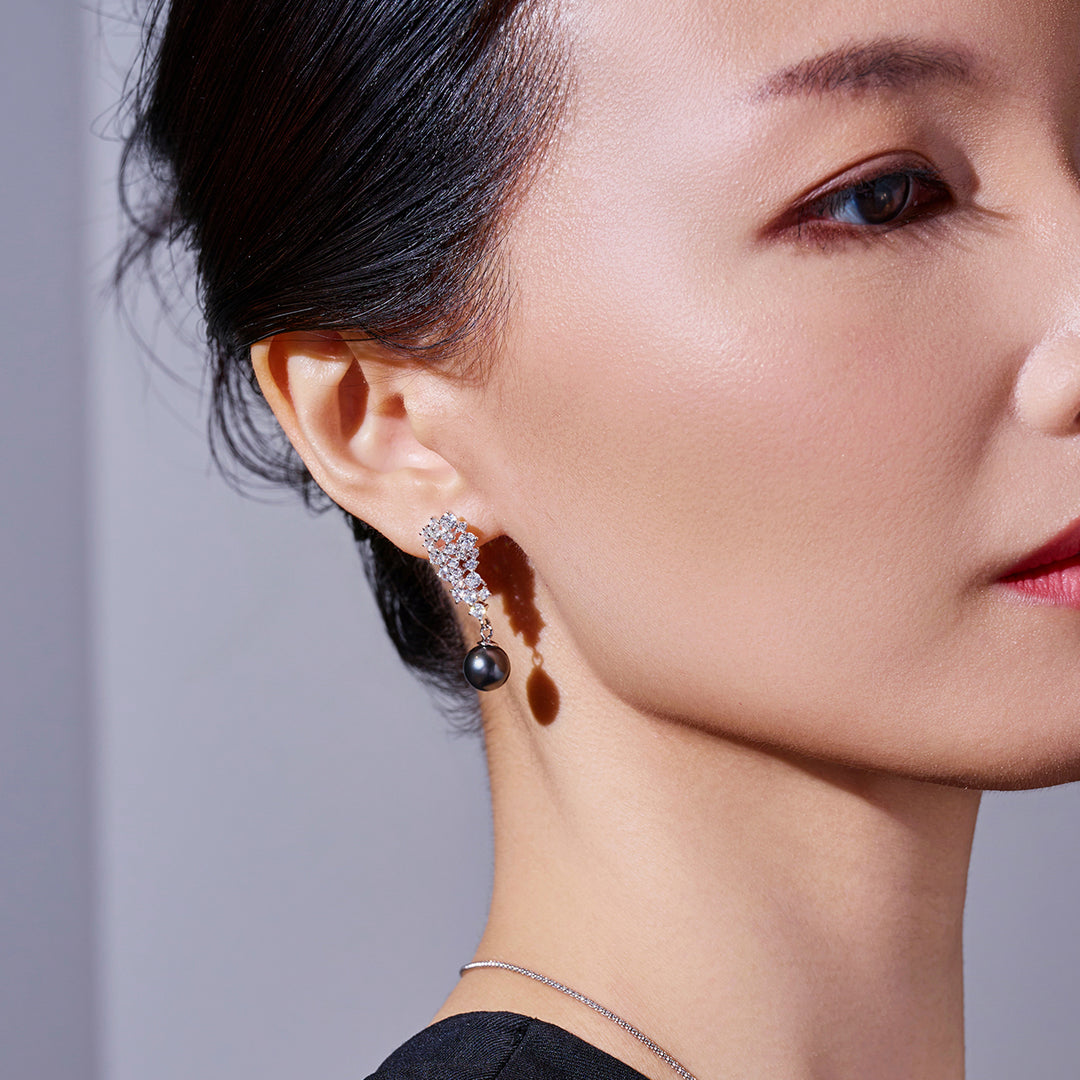 ニューヨーカー タヒチ海水パール イヤリング WE00394