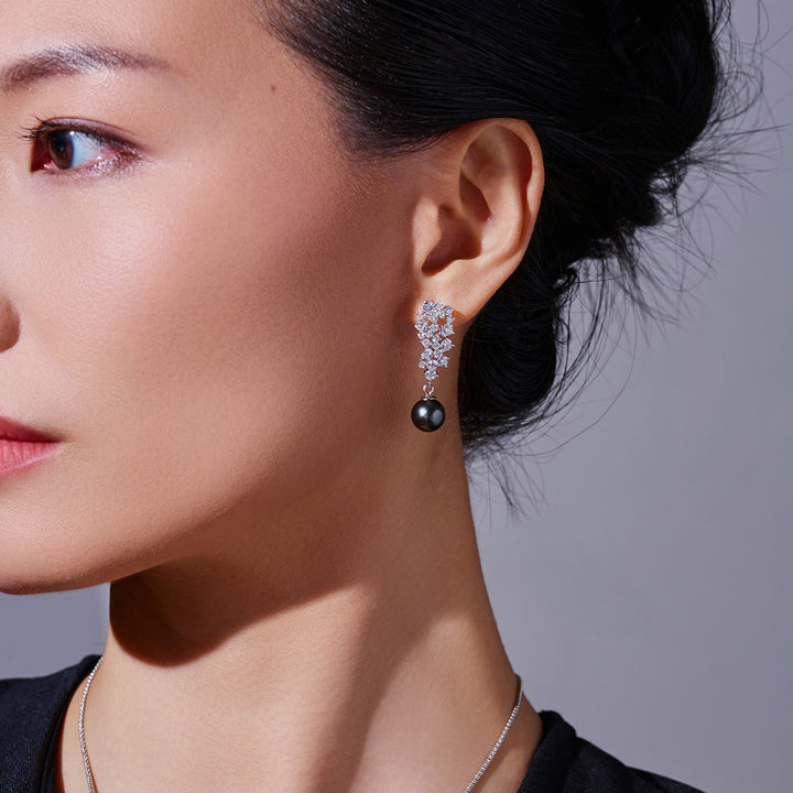 ニューヨーカー タヒチ海水パール イヤリング WE00394