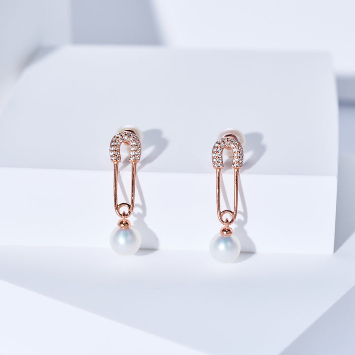 Orecchini di perle d'acqua dolce newyorkesi WE00409