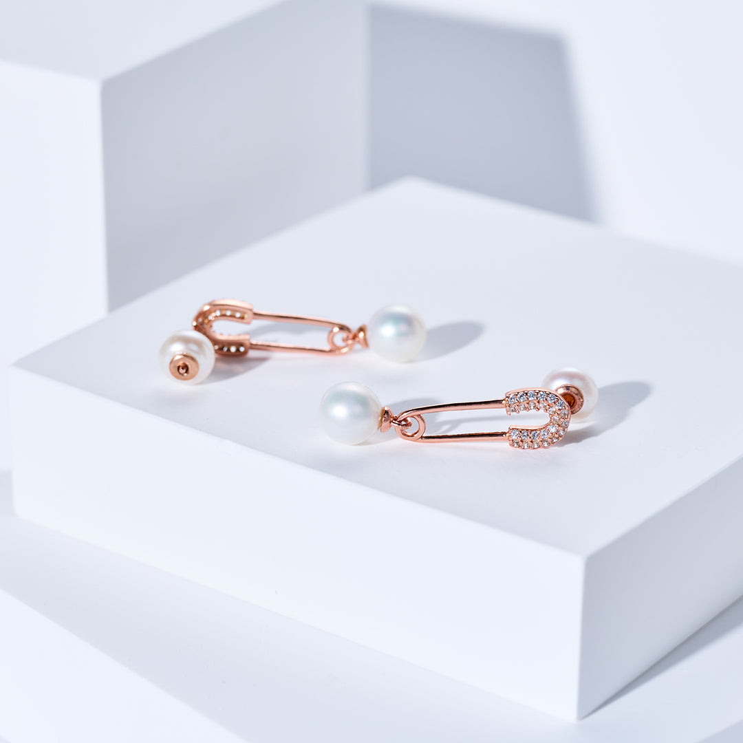 Orecchini di perle d'acqua dolce newyorkesi WE00409