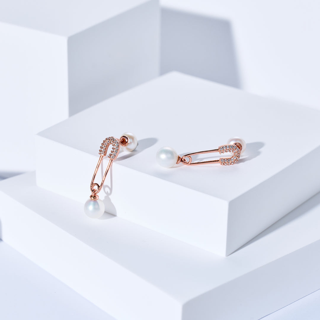 Orecchini di perle d'acqua dolce newyorkesi WE00409