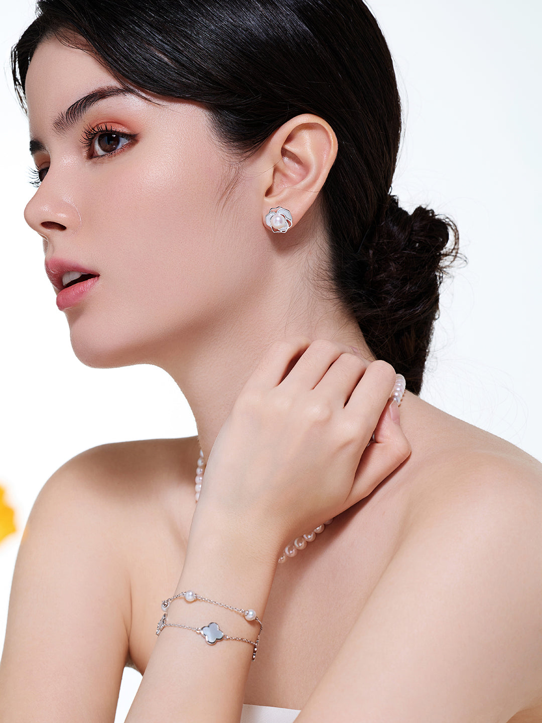 Gelang Mutiara Air Tawar Gred Atas WB00276 | IBU MUTIARA