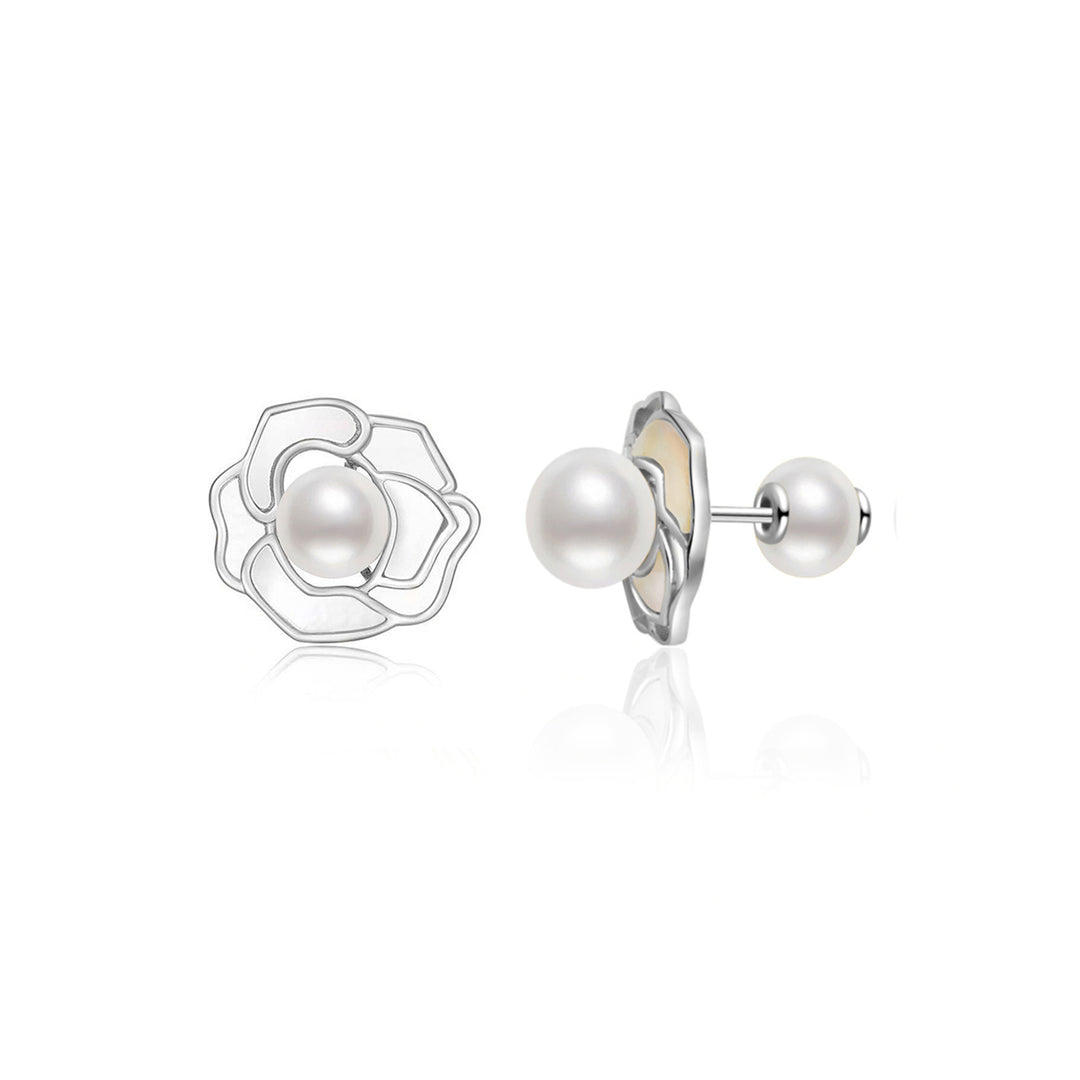 Elegant Freshwater Pearl Earrings WE00410 | GARDENS