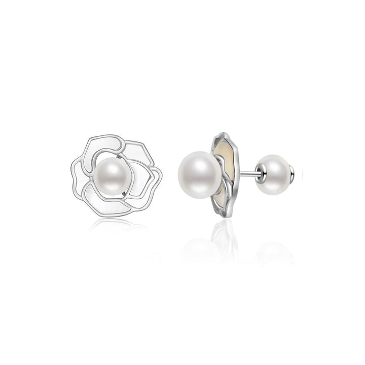 Elegant Freshwater Pearl Earrings WE00410 | GARDENS