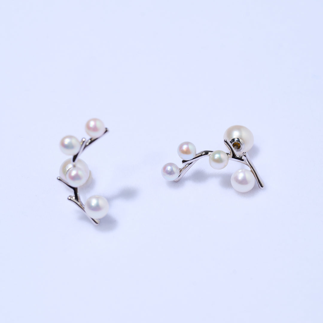 Elegant Freshwater Pearl Earrings WE00429 | GARDENS