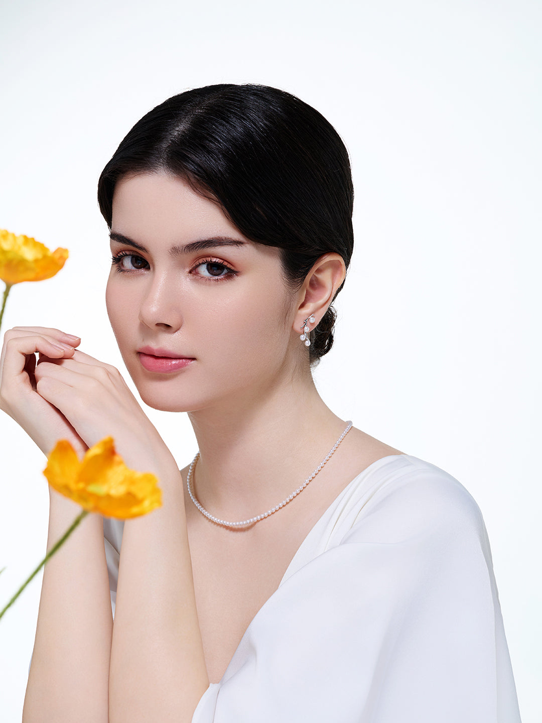 优雅淡水珍珠耳环 WE00429 | GARDENS