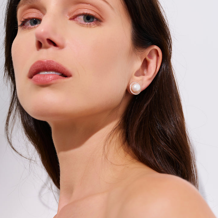 Asian Civilisations Museum Freshwater Pearl Earrings WE00433 | ACM Collection - PEARLY LUSTRE