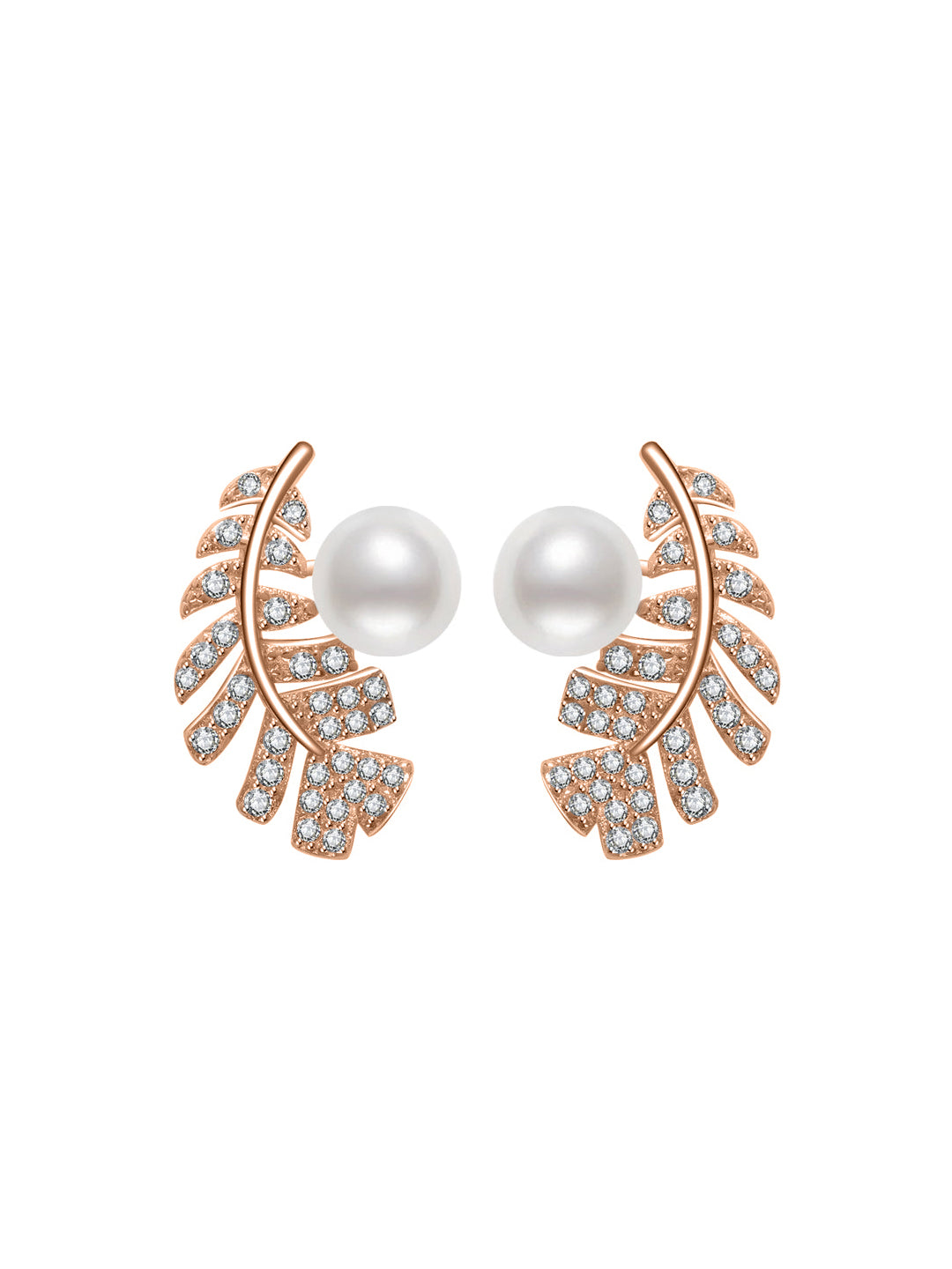 Eleganti orecchini di perle d'acqua dolce WE00435 | GIARDINI