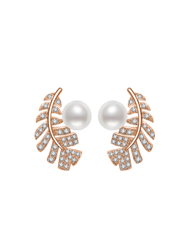 Eleganti orecchini di perle d'acqua dolce WE00435 | GIARDINI
