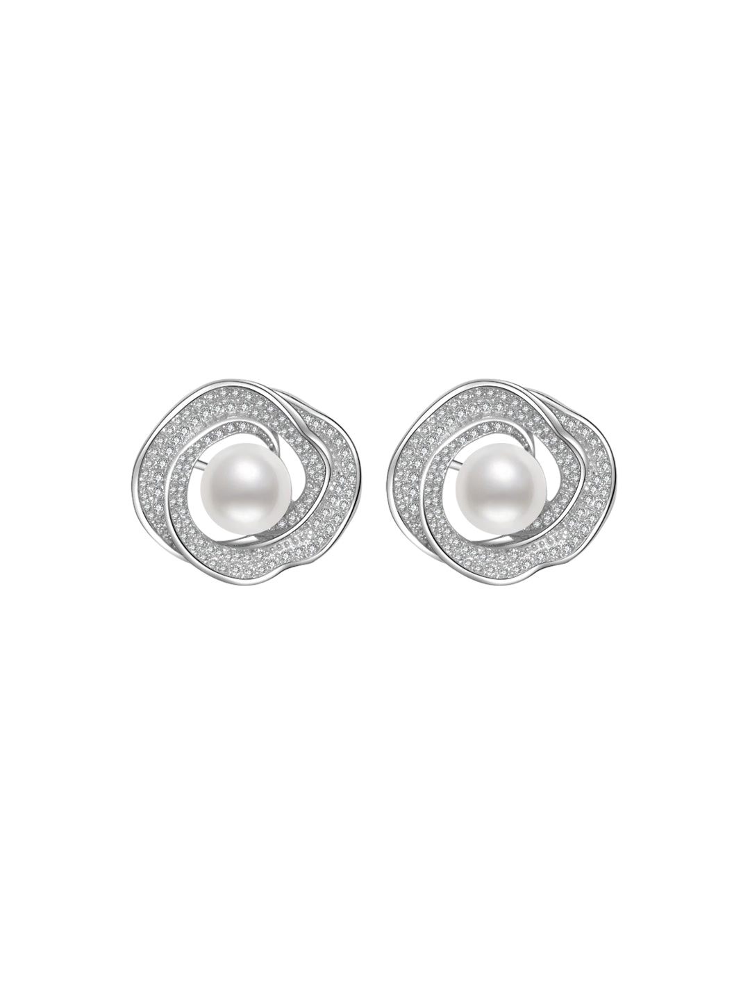 Anting-anting Mutiara Air Tawar yang Elegan WE00436 | TAMAN