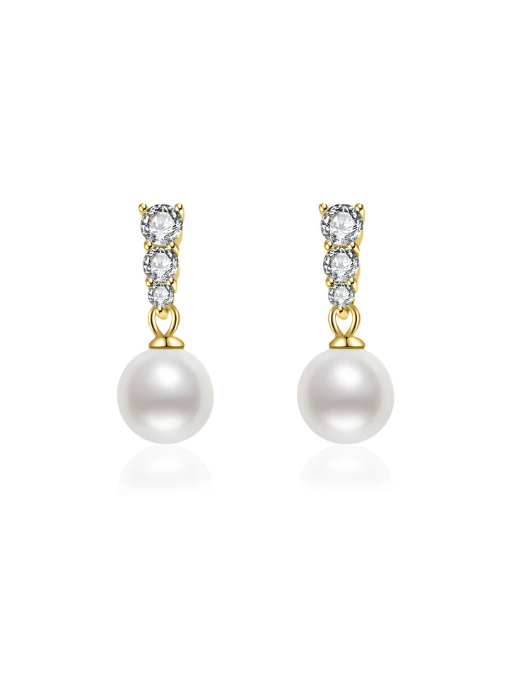 Elegant Freshwater Pearl Earrings WE00443