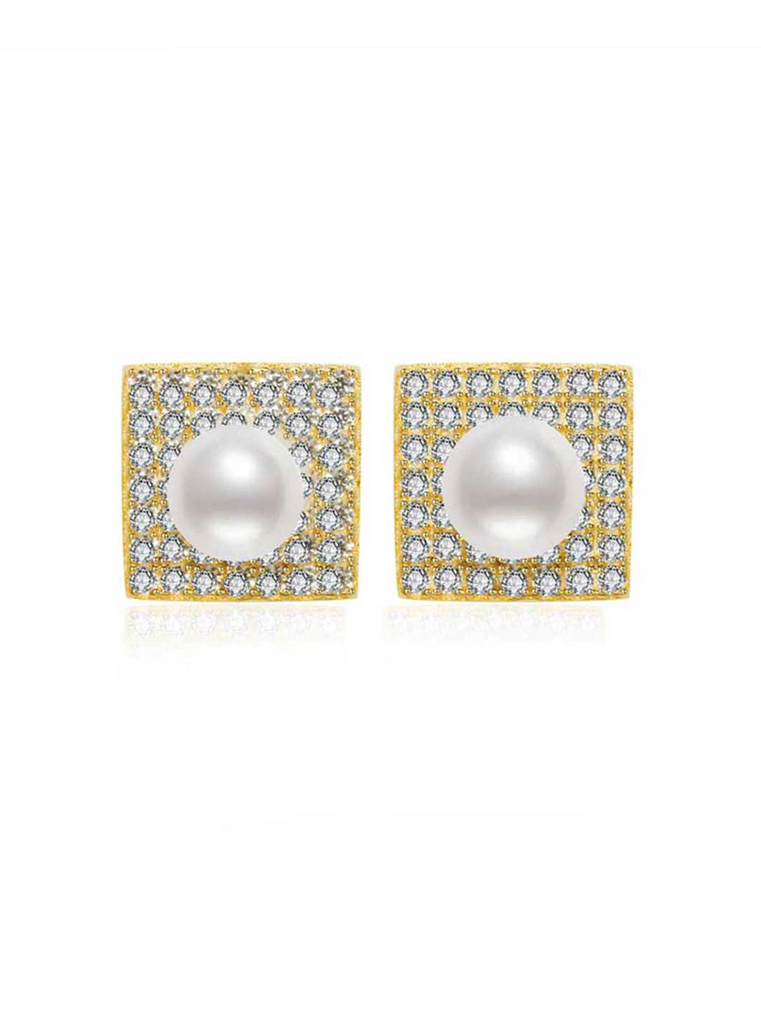 최고급 담수진주 귀걸이 WE00451 | 연결하다