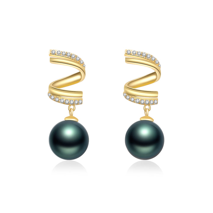 New Yorker Tahitian Pearl Earrings WE00462