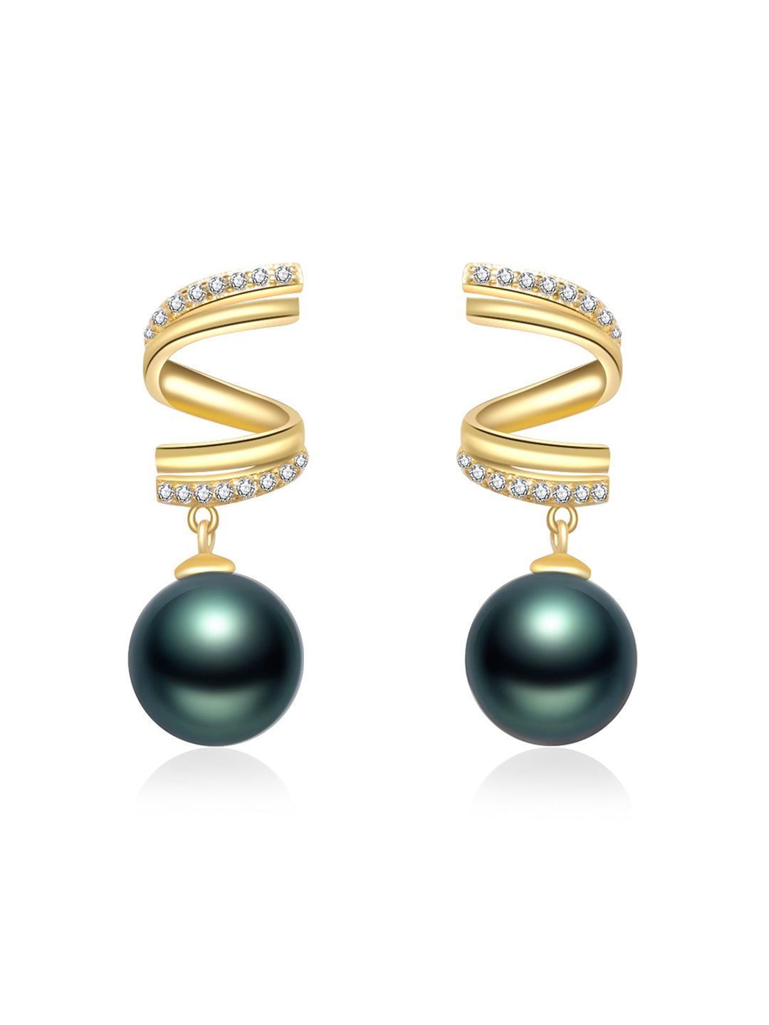 Pendientes New Yorker de Perlas de Tahití WE00462
