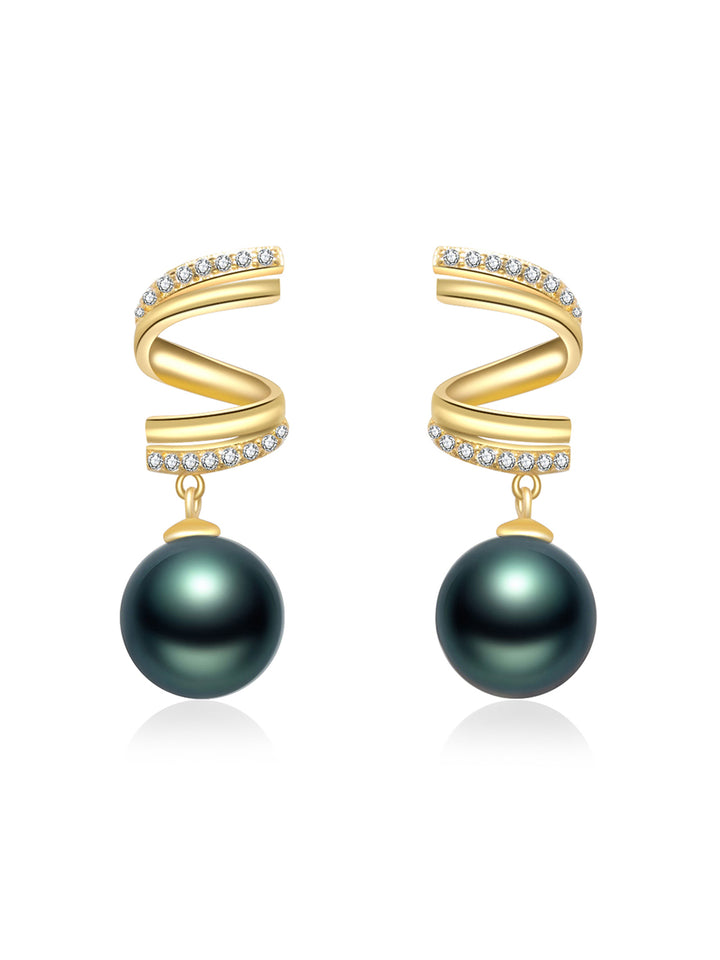 Pendientes New Yorker de Perlas de Tahití WE00462