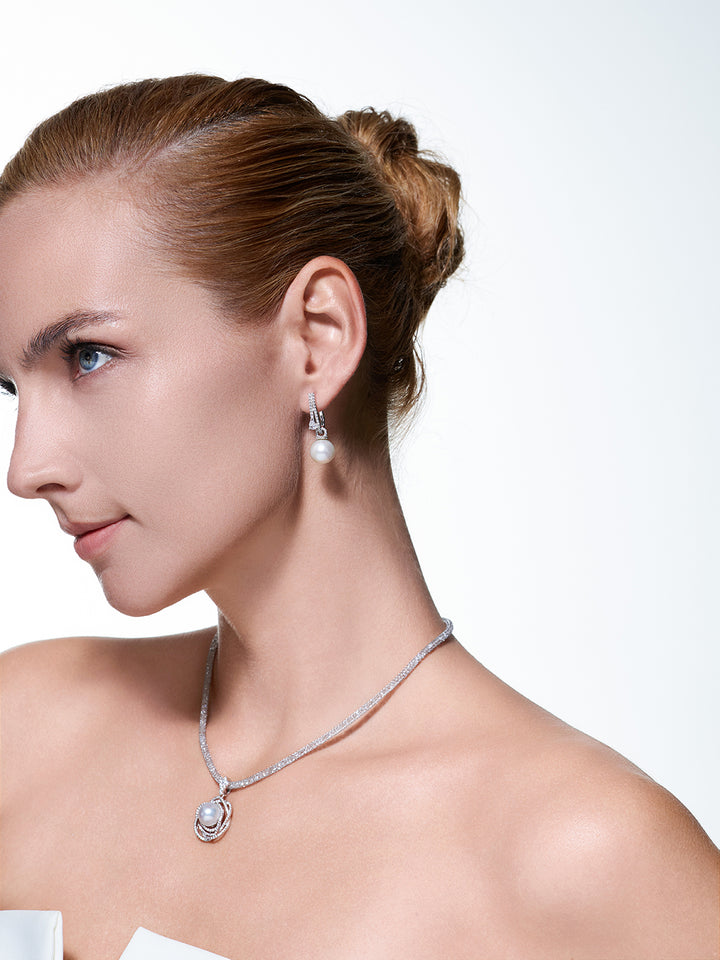 Elegant Edison Pearl Earrings WE00501