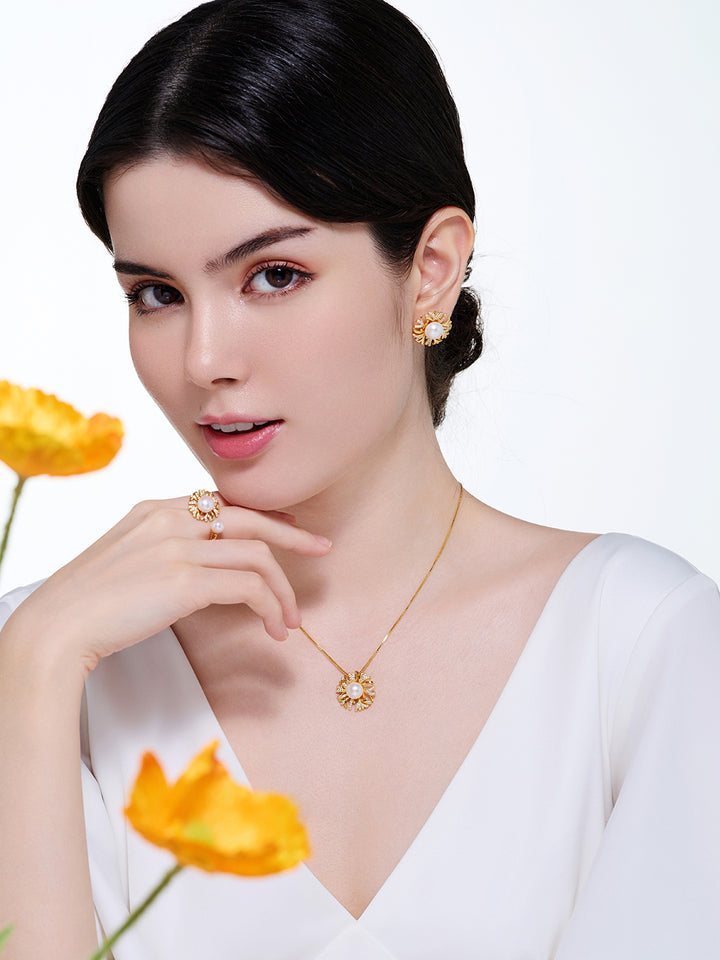 Kalung Mutiara Air Tawar Gred Atas WN00136 | TAMAN