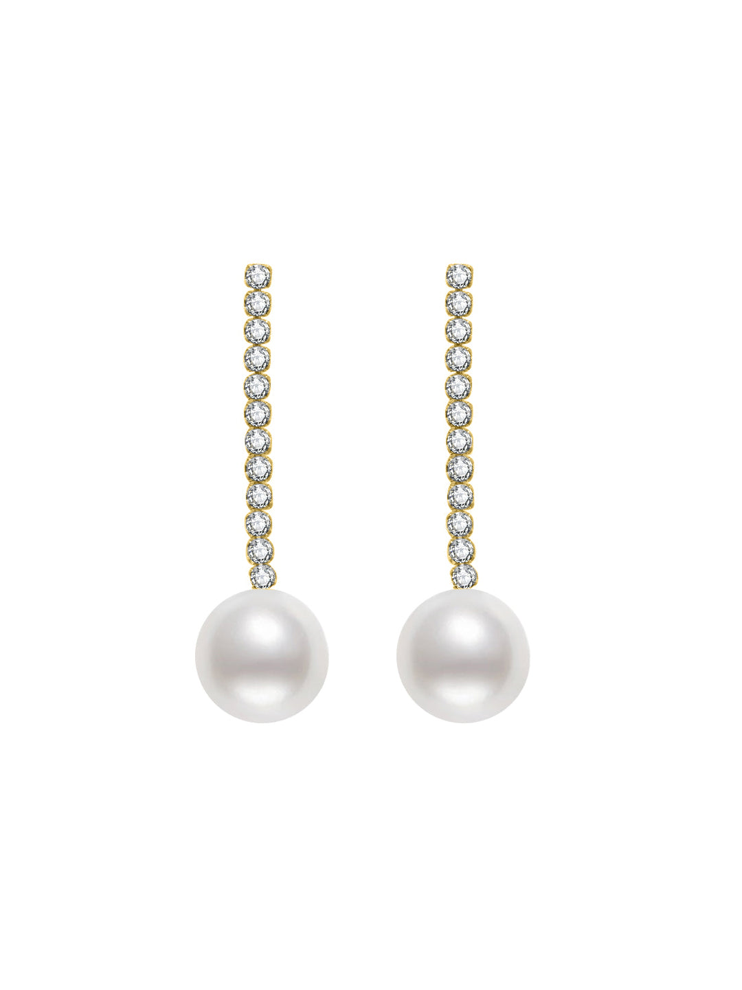 优雅淡水珍珠耳环 WE00513