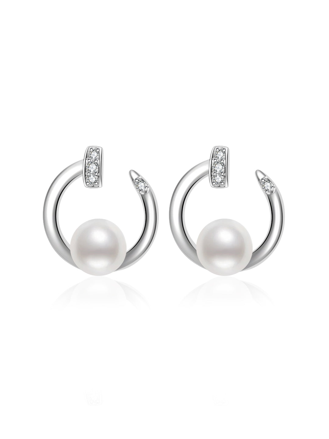 頂級淡水珍珠耳環 WE00520