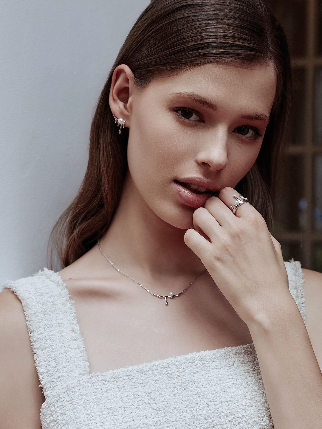 Bague en perles d&