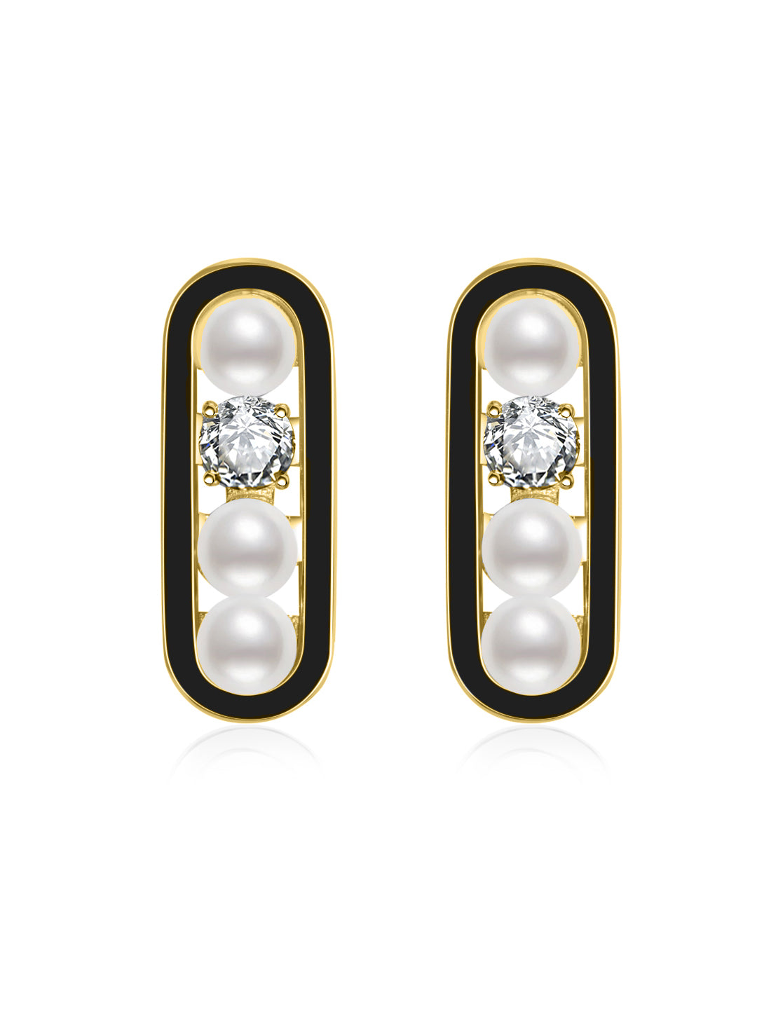 Anting-anting Mutiara Air Tawar Gred Teratas WE00534 | DECO
