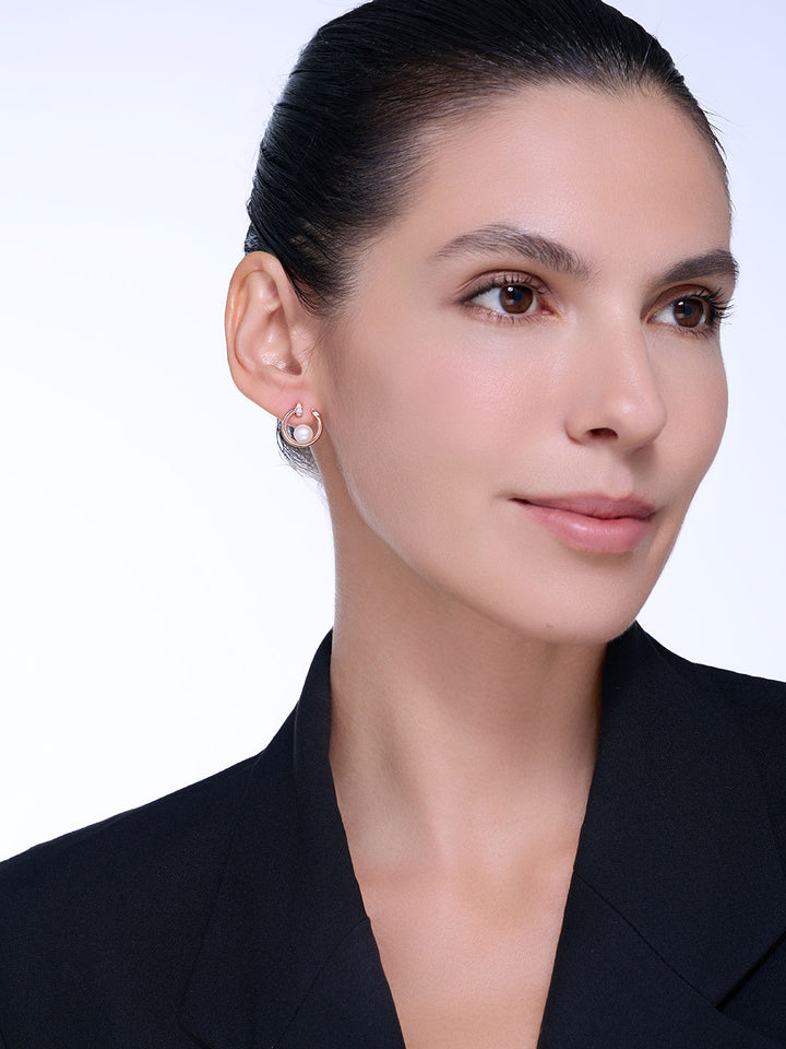 Top Lustre Freshwater Pearl Earrings WE00540