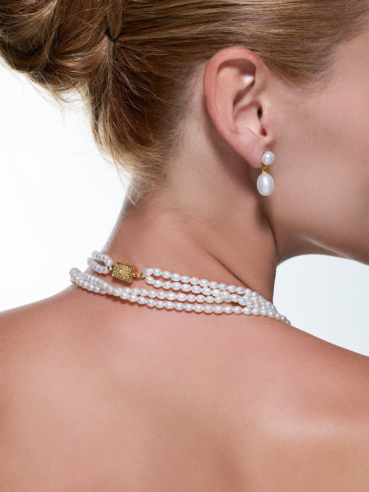 エレガント フレッシュウォーターパール ピアス WE00560 | RHYTHM