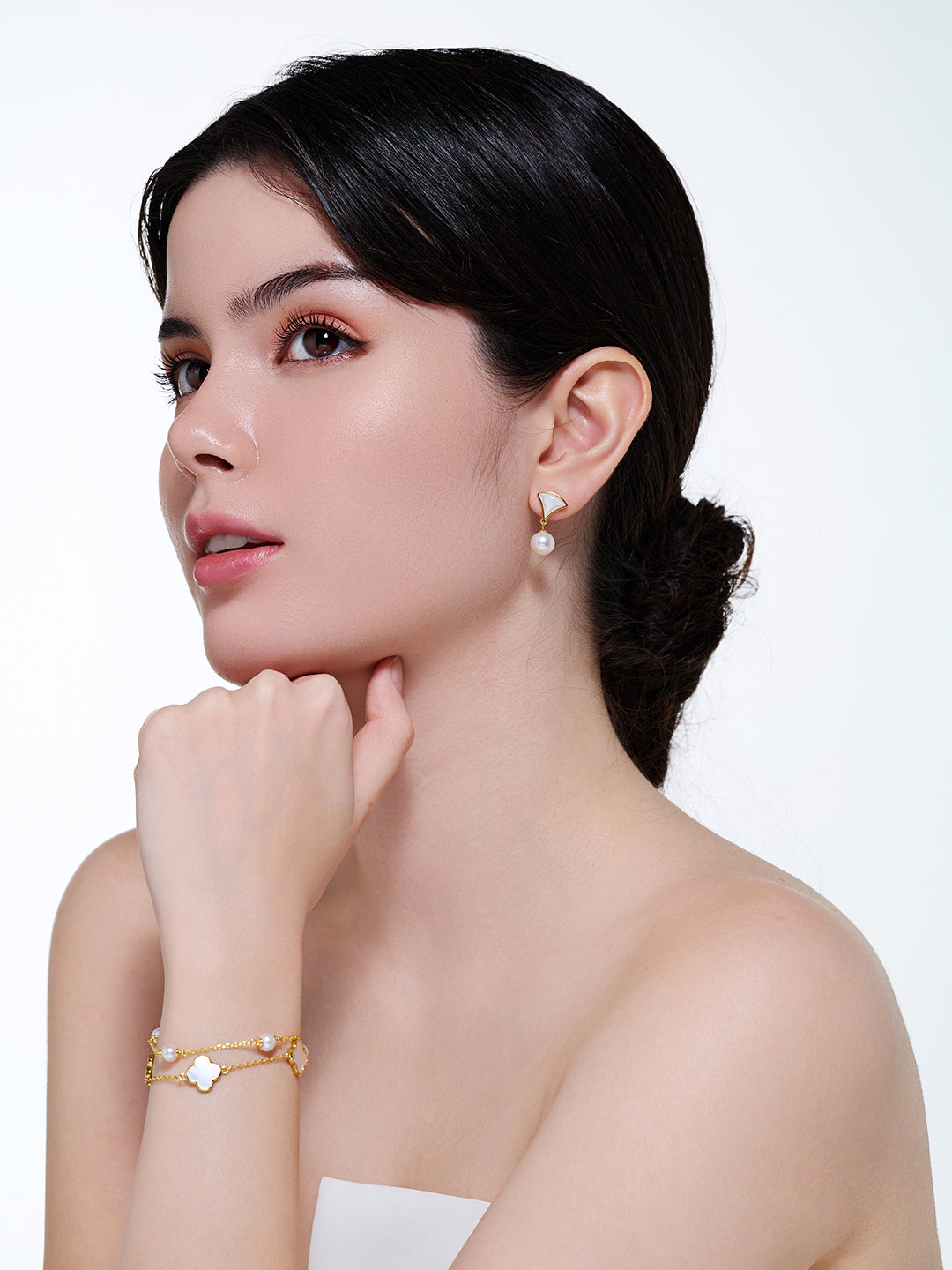 Gelang Mutiara Air Tawar Gred Atas WB00275 | IBU MUTIARA