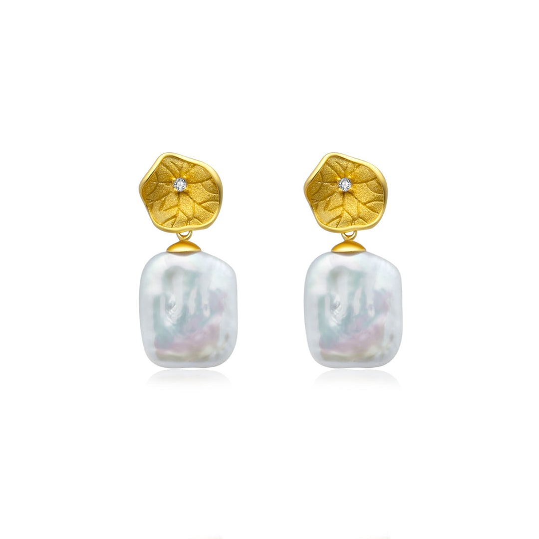 Freshwater Pearl Earrings WE00577 - PEARLY LUSTRE