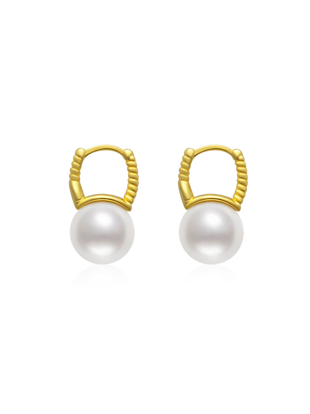 Musée des civilisations asiatiques Boucles d'oreilles Edison Pearl WE00580 | Collection ACM