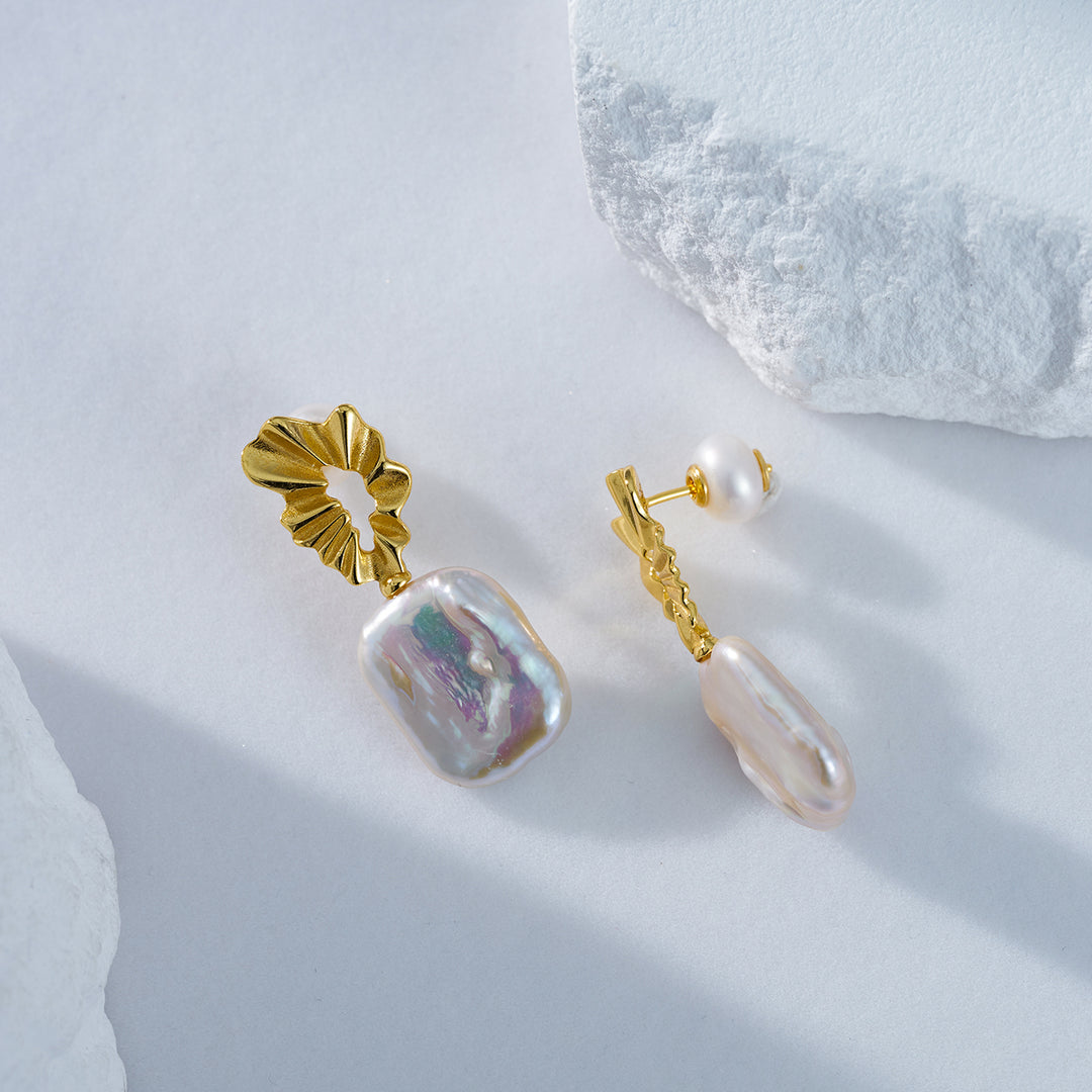 New Yorker Freshwater Pearl Earrings WE00583 - PEARLY LUSTRE