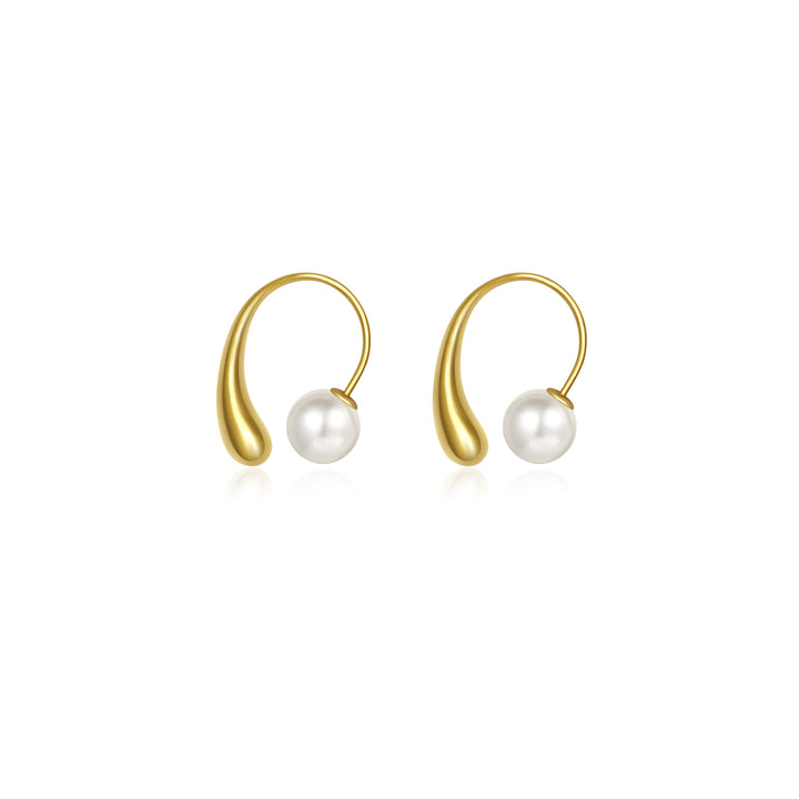 Freshwater Pearl Earrings WE00585 | FLUID - PEARLY LUSTRE