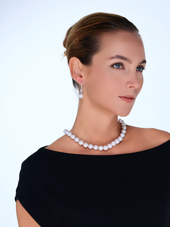 Elegantes pendientes de perlas Edison WE00588