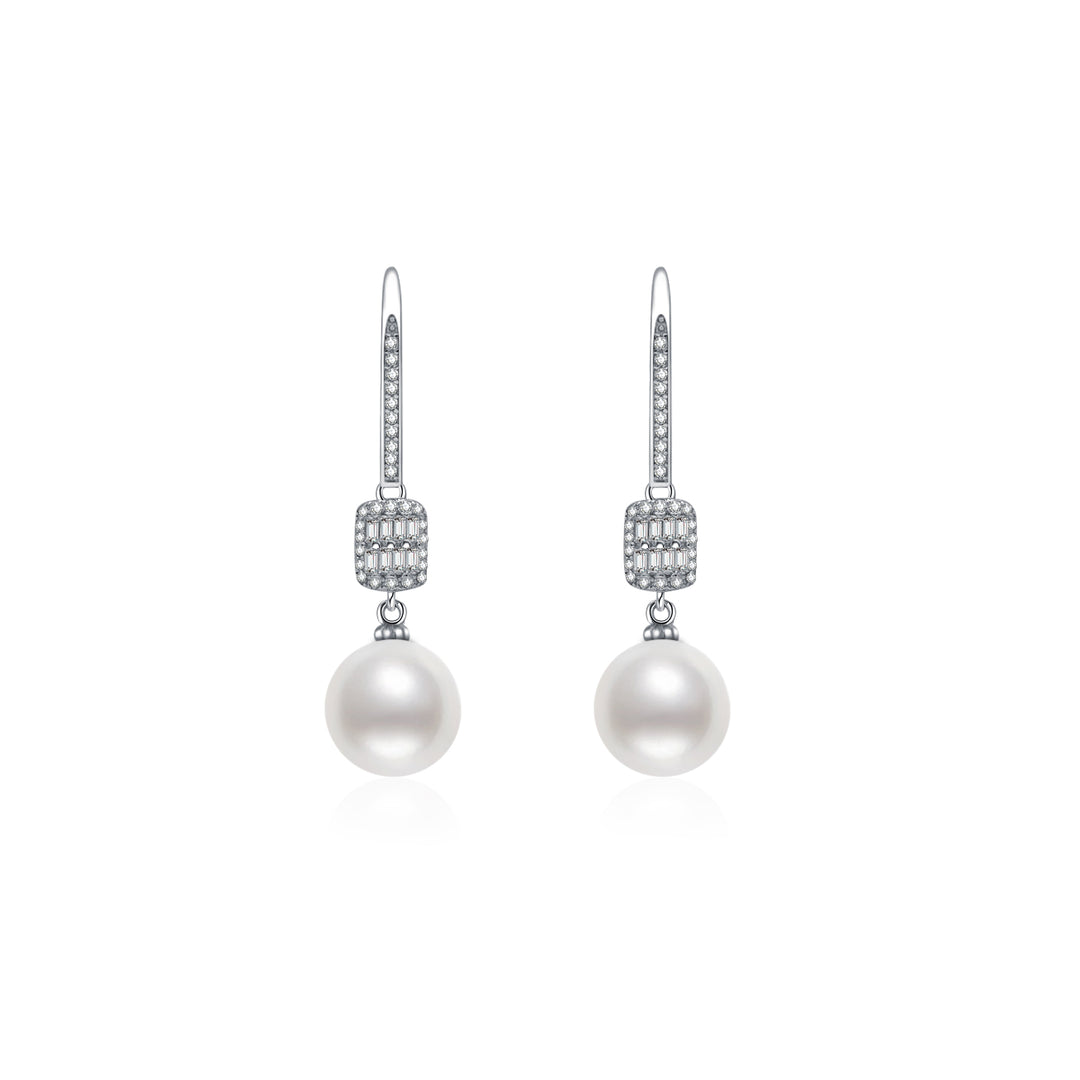 Elegant Edison Pearl Earrings WE00588 - PEARLY LUSTRE